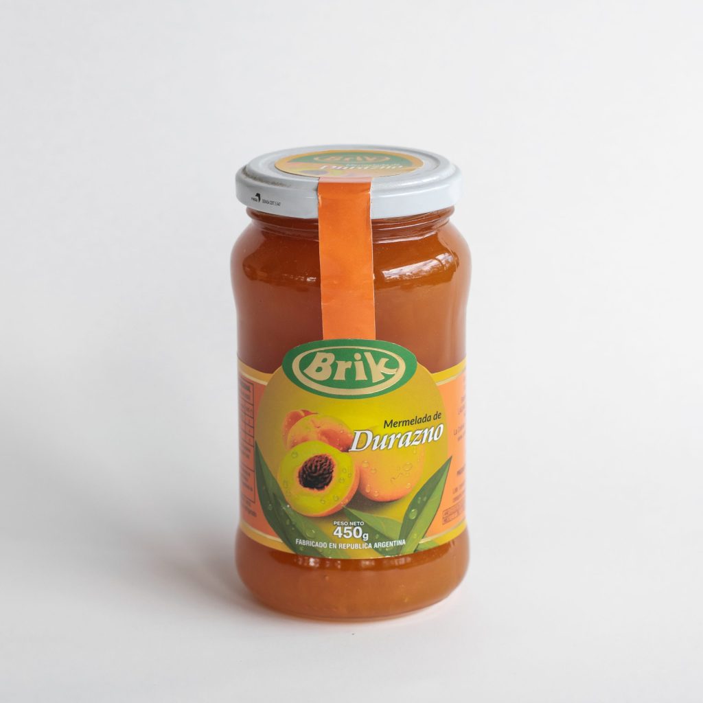 Mermelada de durazno 450gr pack x8