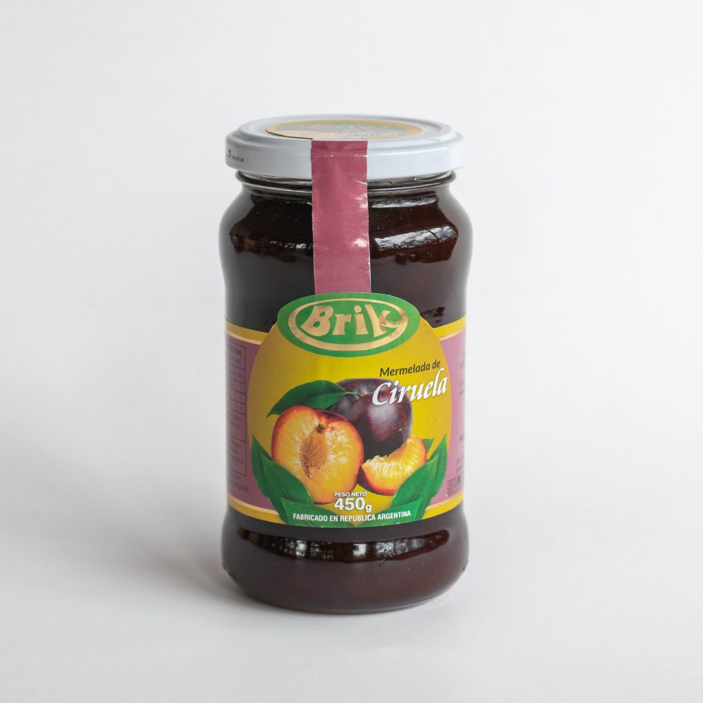 Mermelada de ciruelas 450gr pack x8