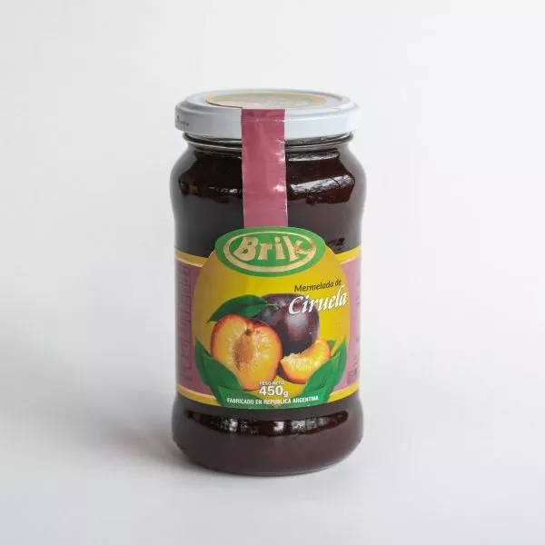 Mermelada de ciruelas 450gr pack x8