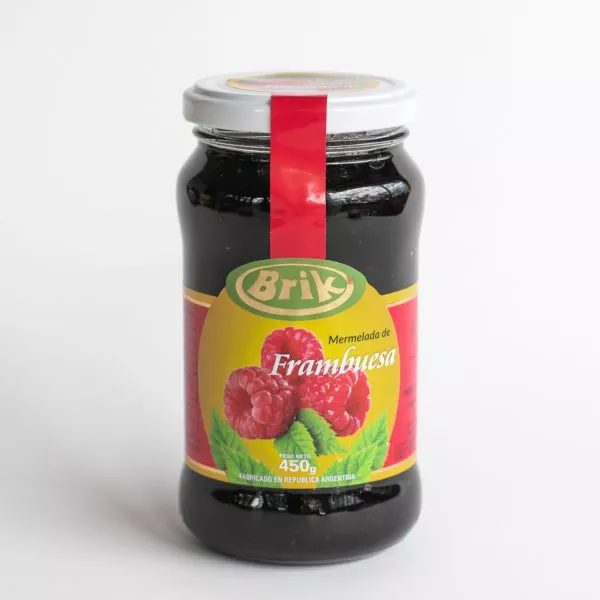Mermelada de frambuesas 450gr x6u
