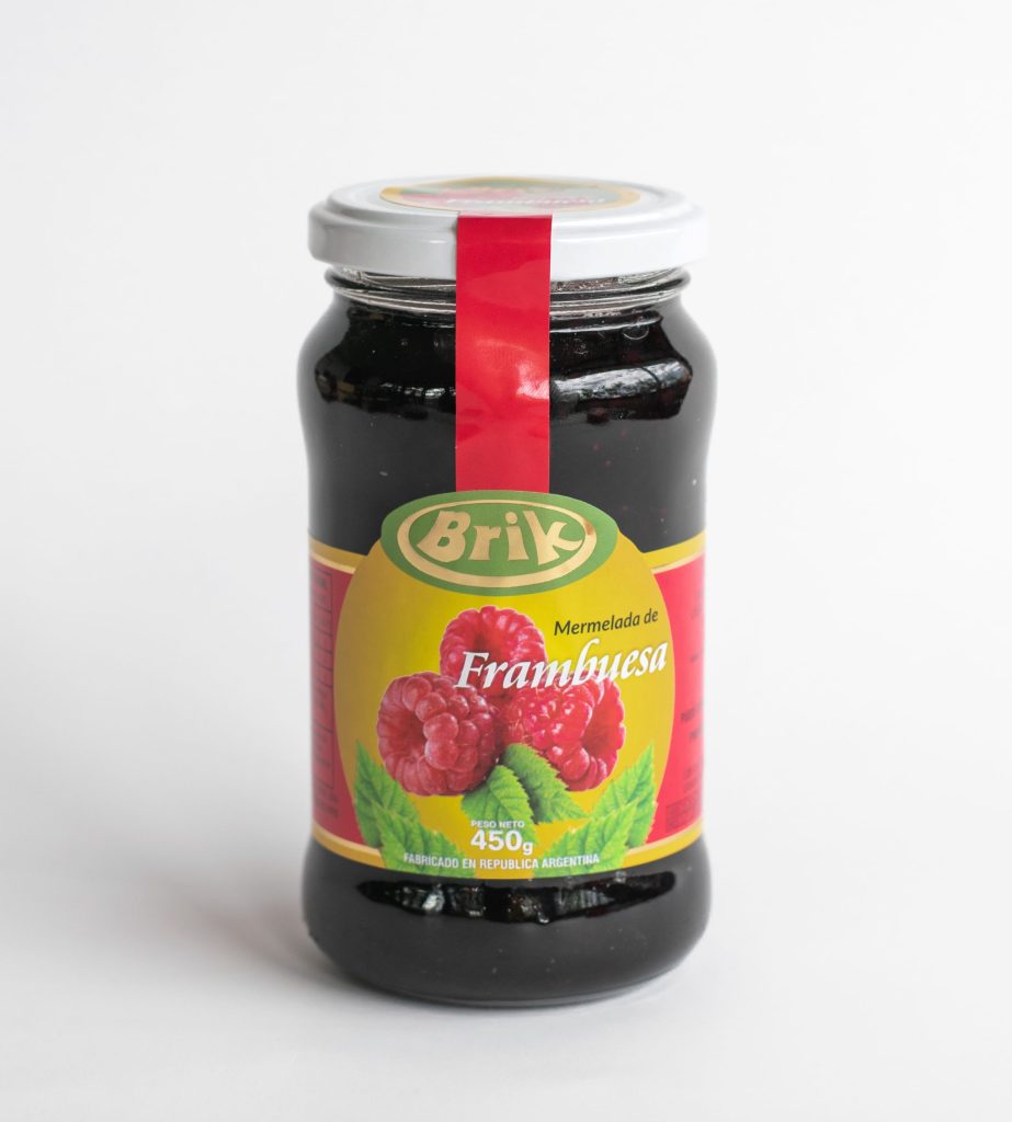 Mermelada de frambuesas 450gr x6u