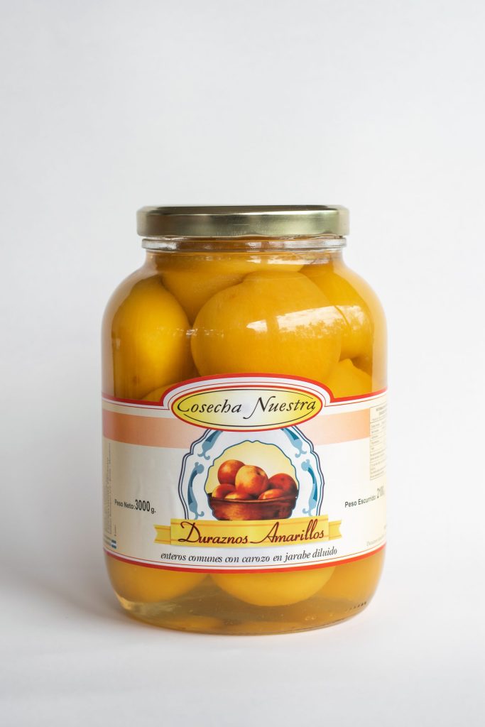 Duraznos en almibar en mitades 3kg pack x2
