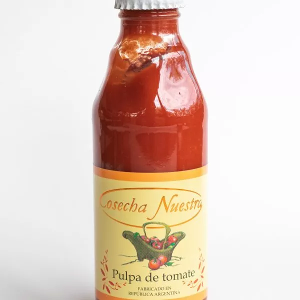 Pulpa de tomate en botella 450gr pack x12