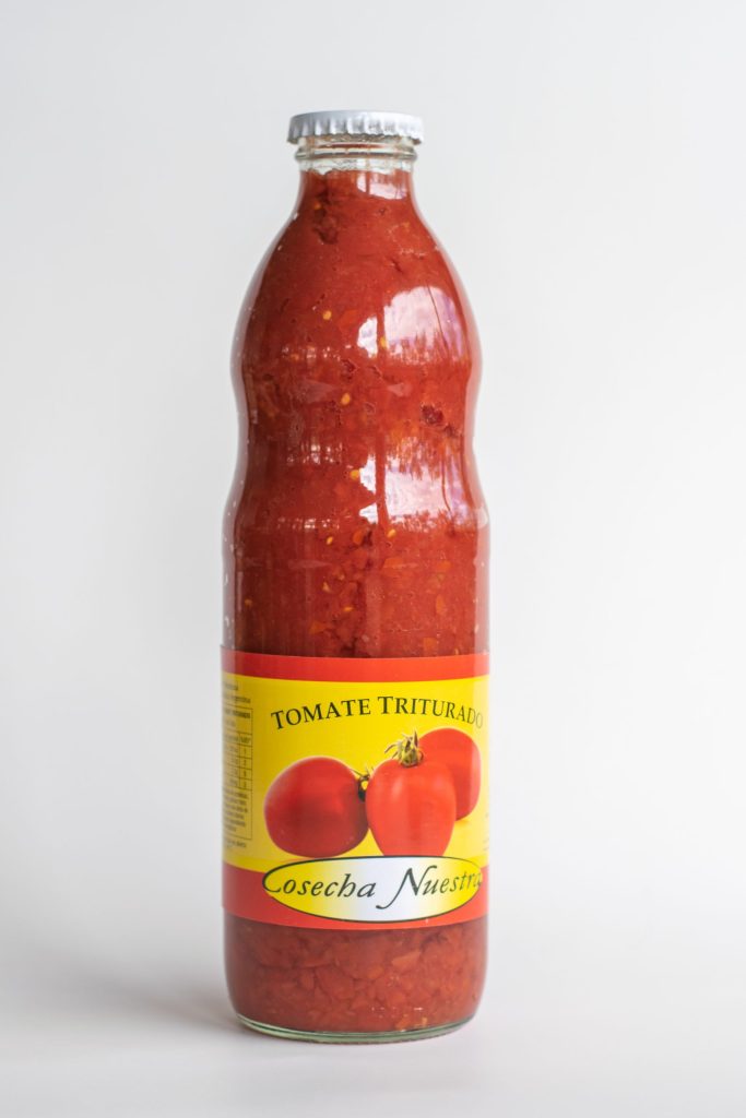 Tomate triturado en botella 950gr pack x8
