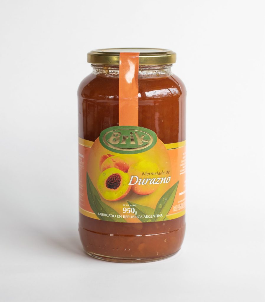 Mermelada de durazno 950gr pack x8
